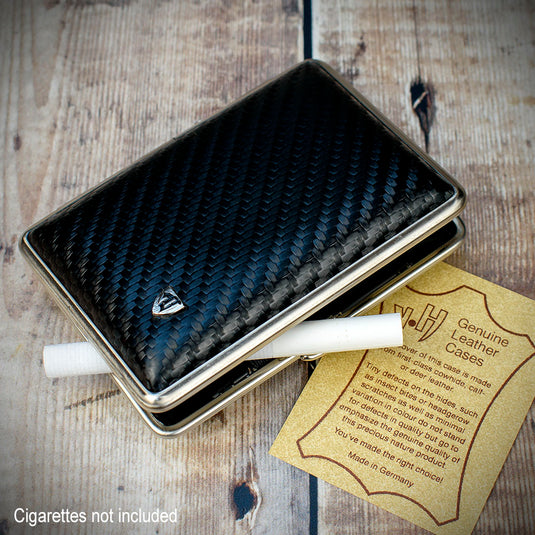 Black Carbon Weave | 605 301 | Kingsize Cigarette Case