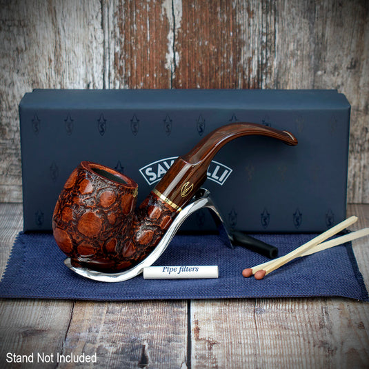 Savinelli | Alligator 6mm Smoking Pipe | Brown 614