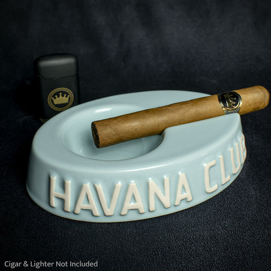 Havana Club Collection Ashtray - Egoista Single Cigar Ashtray - Turqoise