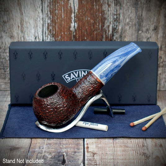 Savinelli Oceano Rusticated Briar Pipe- Shape 320