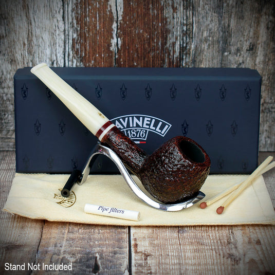 Savinelli Avorio Rustic Brown 207 - 6mm Briar Pipe