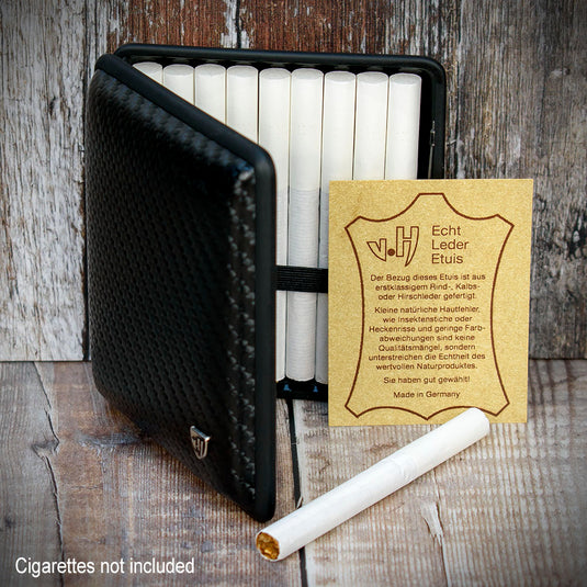 Black Carbon Weave | 605 702 | Kingsize Cigarette Case