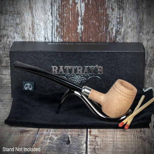 Rattrays Slainte Briar Smoking Pipe - Natural