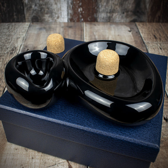 Savinelli Sidecar Pipe Ashtray - Black