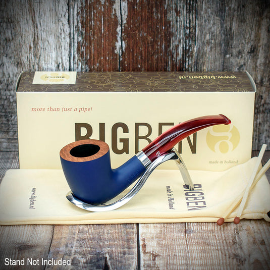 Big Ben Sylvia Blue Matt Briar Smoking Pipe -  Shape 855