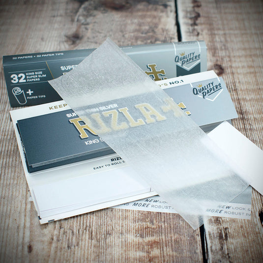 Rizla Super Thin Silver Combi Pack (32) Kingsize Papers & Tips