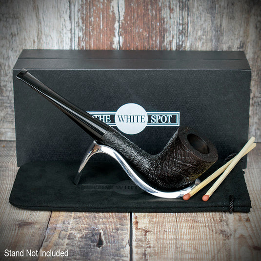 Alfred Dunhill White Spot Briar Smoking Pipe - Shell 4105