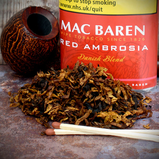 Mac Baren Red Ambrosia (Cherry Ambrosia) Pipe Tobacco - 40g Packet