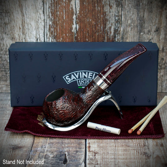 Savinelli | Bacco | Rusticated Dark Brown 321 | 6mm