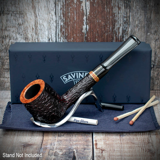 Savinelli Porto Cervo Rustic 114KS - 6mm Briar Pipe