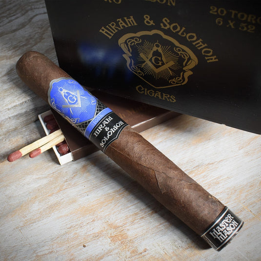 20 Box | Hiram and Solomon Master Mason Maduro Toro Cigars