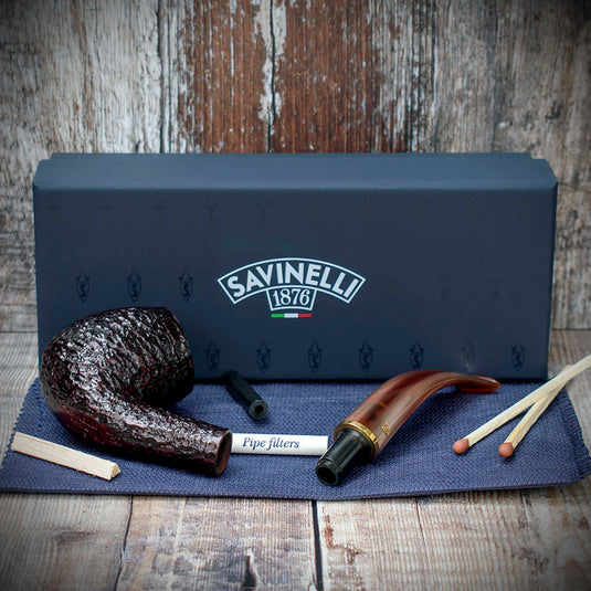 Savinelli Roma Lucite Briar Pipe - Shape No.602