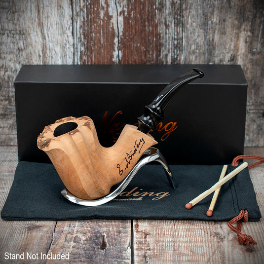 Erik Nording Signature Smooth Briar Pipe - No.04