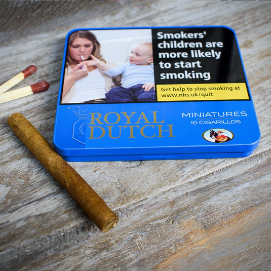 Royal Dutch Miniatures Blue Cigarillos - Pack of 10