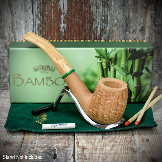 Savinelli | Bamboo | Rusticated Natural 607 | 6mm