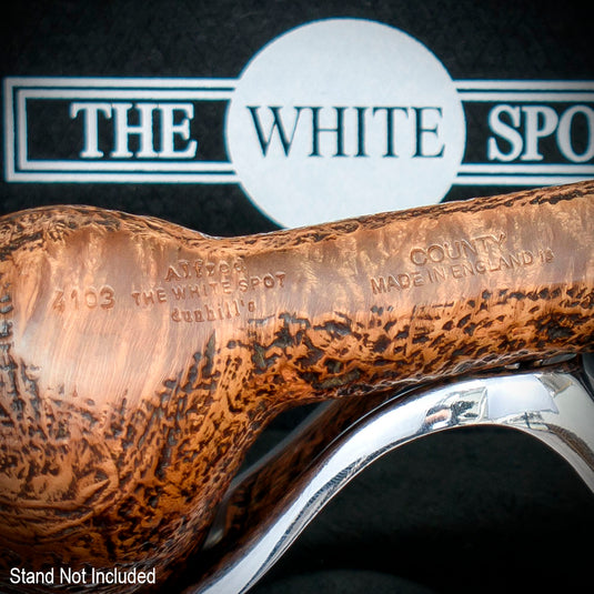 Alfred Dunhill White Spot Briar Smoking Pipe - County 4103