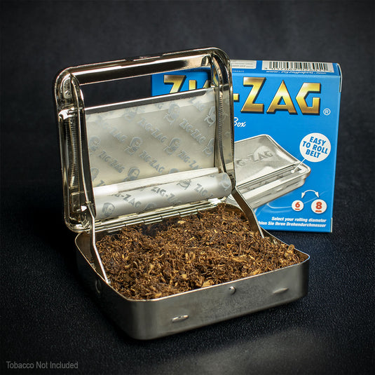 Zig Zag Metal Rollbox Cigarette Roller - Slim & Extra Slim