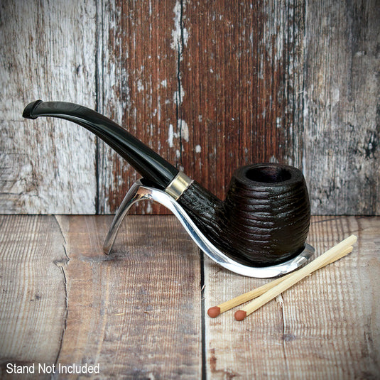 Smoke-King Beechwood Pipe Bent Rustic