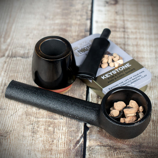 Eriksen Keystone Smooth Black Filter Pipe